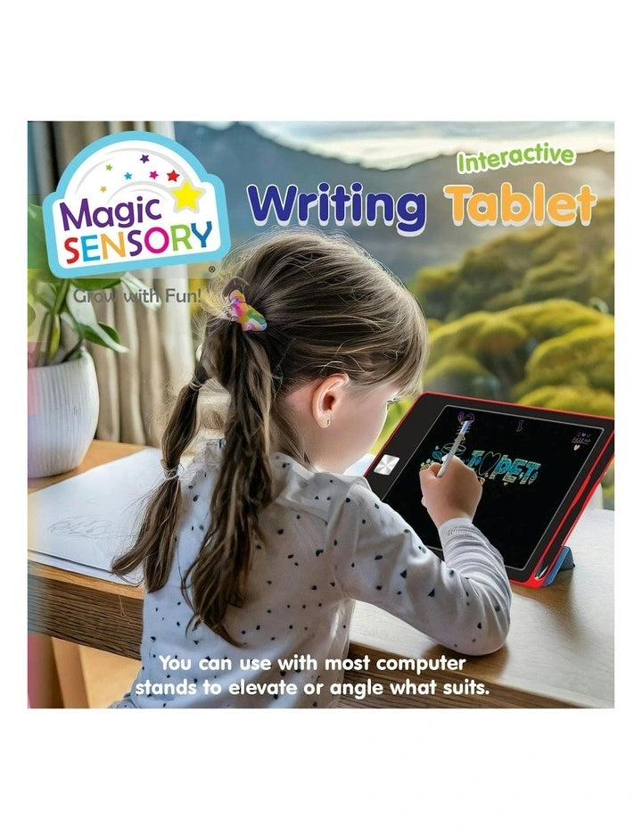 Magic Sensory LCD Interactive Writing Tablet USB Re-chargeable Draw &amp; Doodle Red