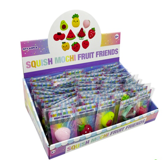 Squish Mochi Fruit Friends Assorted