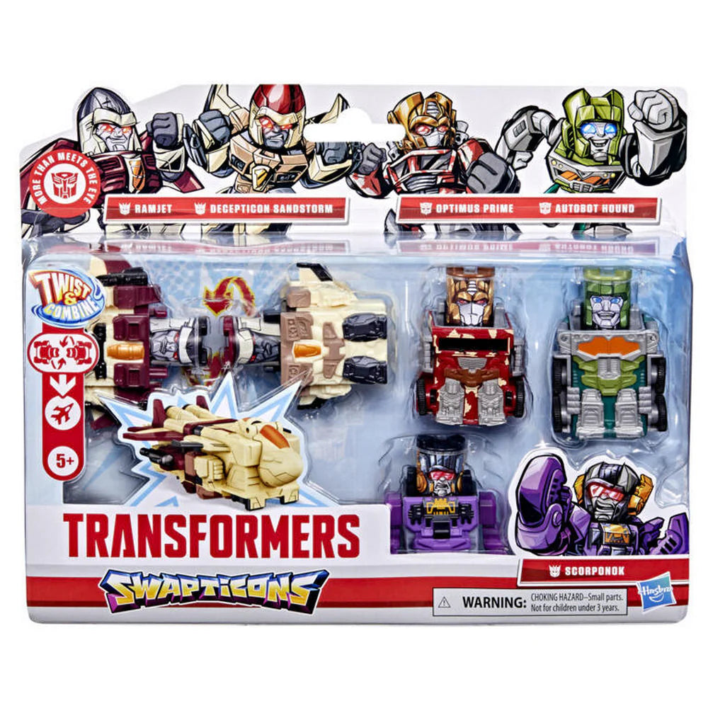 Transformers Swapticons Figures Desert Mission 5pk