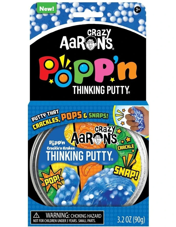 Crazy Aaron's Putty Crackle N Kracken Popp'n Putty 90g Tin
