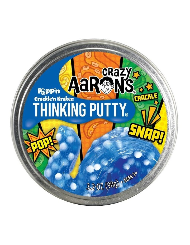 Crazy Aaron's Putty Crackle N Kracken Popp'n Putty 90g Tin