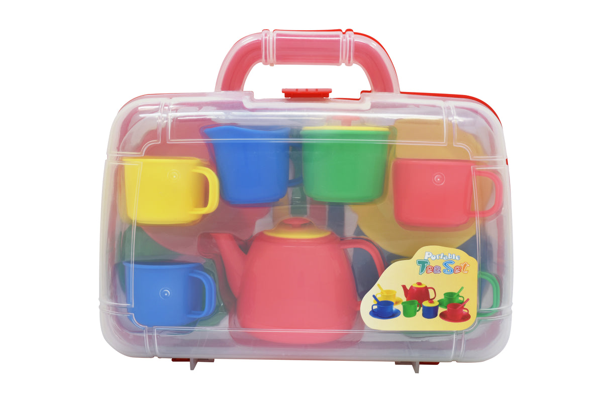 Peterkin Plastic Tea Set In Carry Case