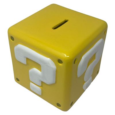 Super Mario Bros - Question Mark Block Shaped Money Box