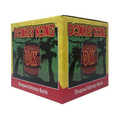 Donkey Kong- DK Barrel Shaped Money Box