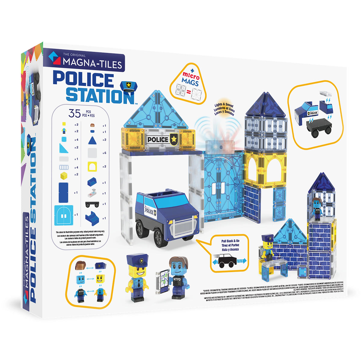 Magna-Tiles Police Station 35 Piece Set