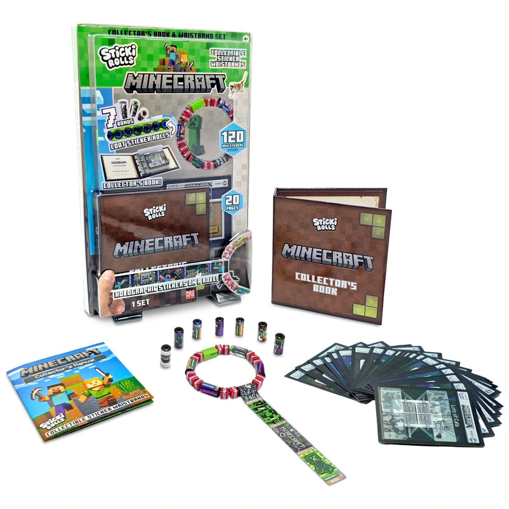 Sticki Rolls Minecraft Sticki Book