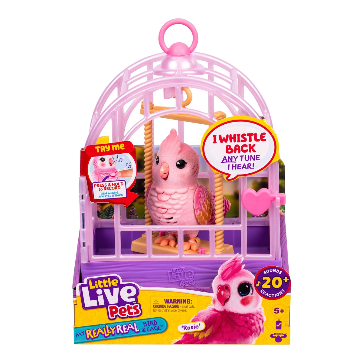 Little Live Pets My Really Real Bird and Cage Rosie