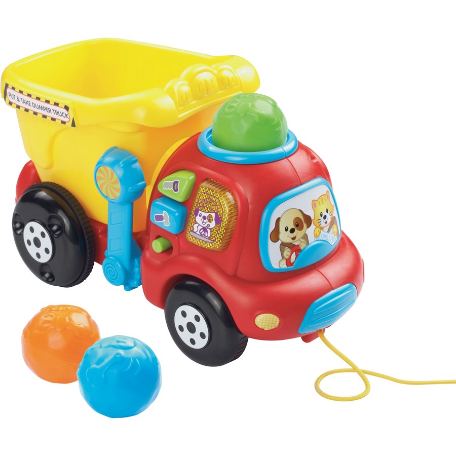 Vtech Put &amp; Take Dumper Truck (2 x AAA Demo Batteries included)