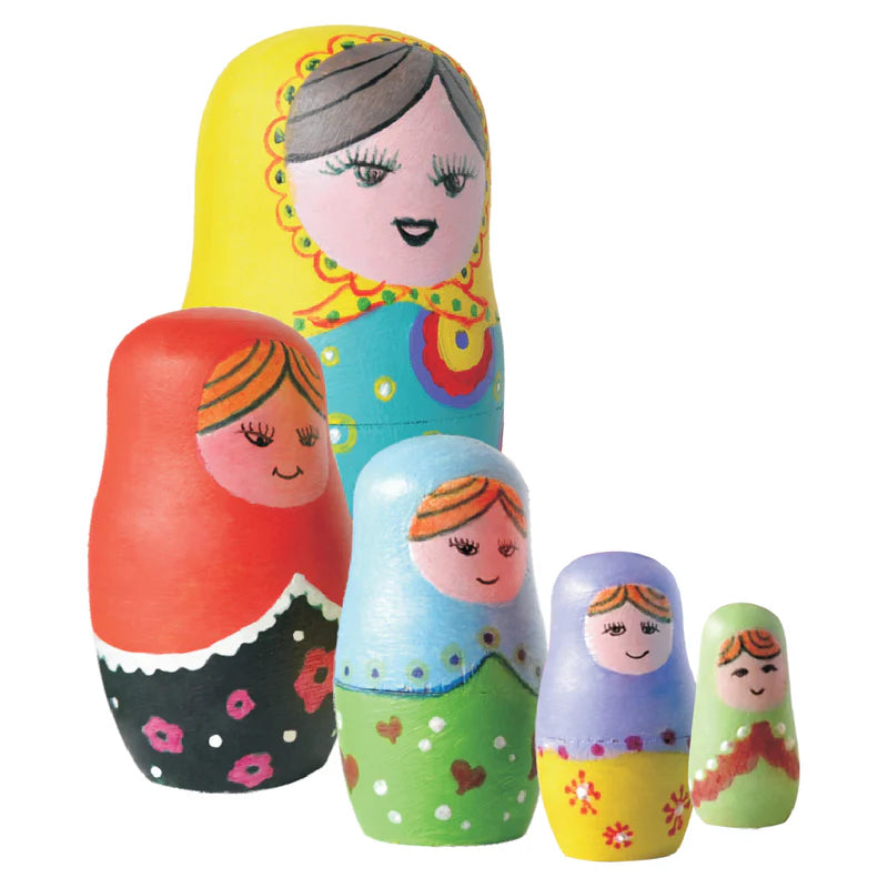 Craft For Kids Paint Your Own Wooden Nesting Doll