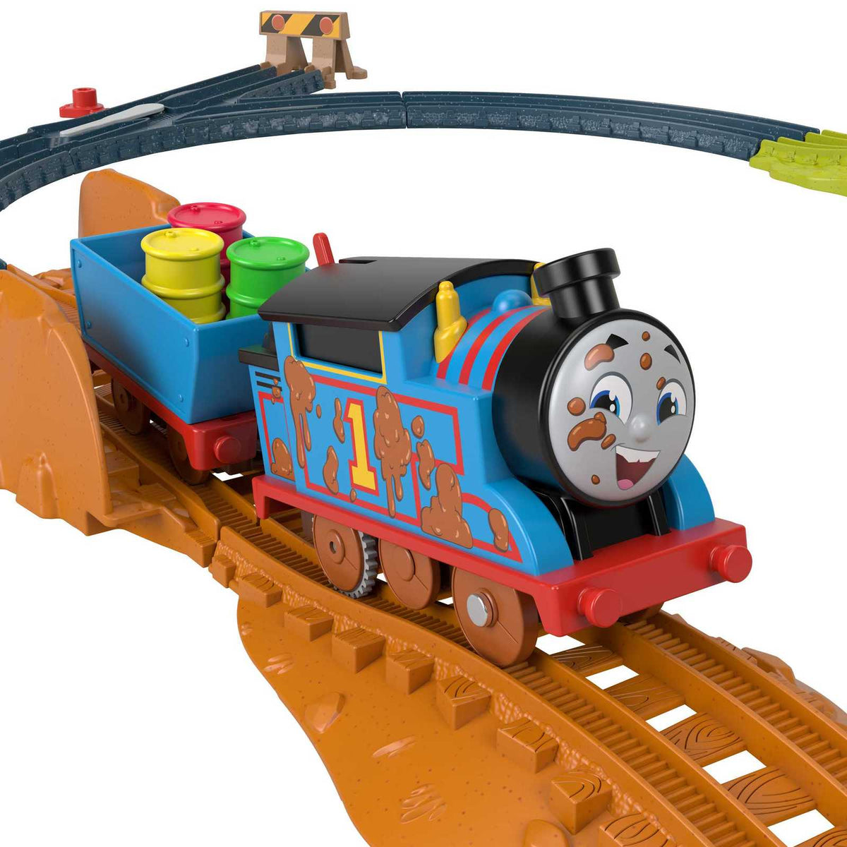 Thomas &amp; Friends Motorized Muddy Adventure Set (req 2 x AAA batteries)