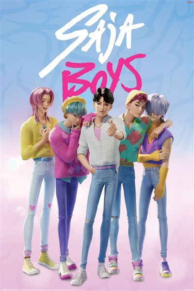 KPop Demon Hunters Poster - Saja Boys (2)