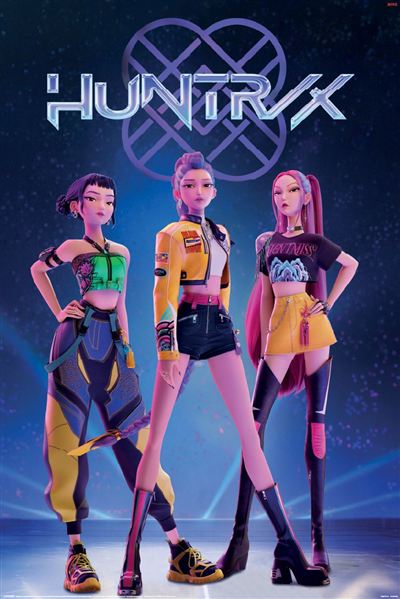 KPop Demon Hunters Poster - Huntrix (1)