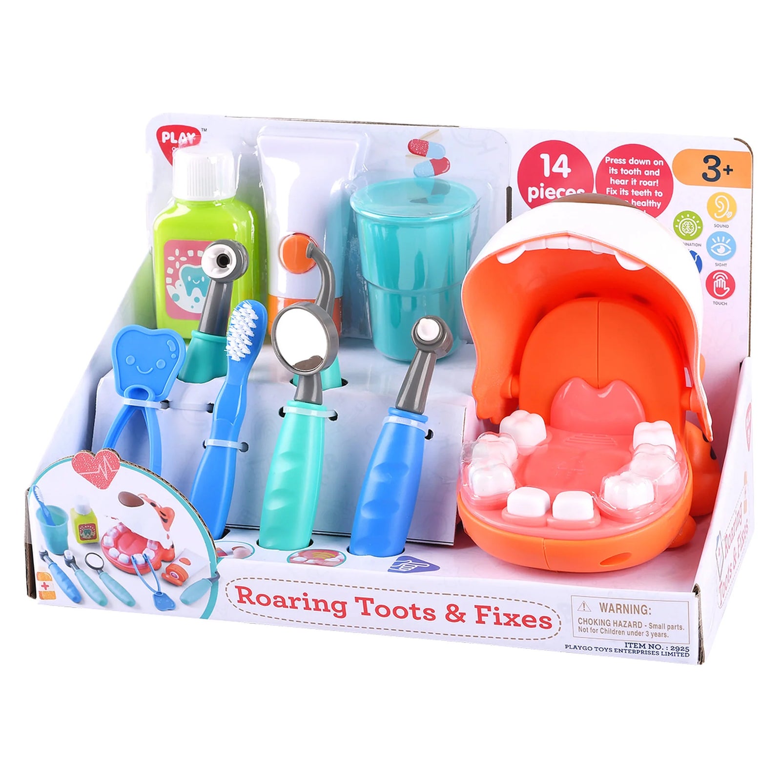 PLAYGO TOYS ENT. LTD. Roaring Toots & Fixes Dental Set