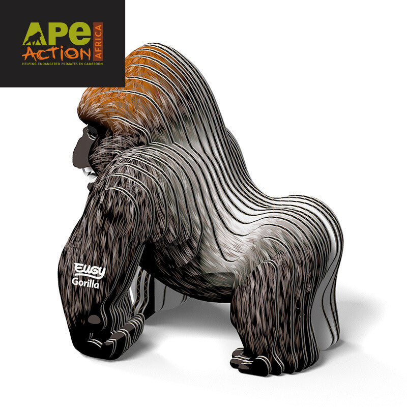 Eugy Cardboard Model Kit Gorilla