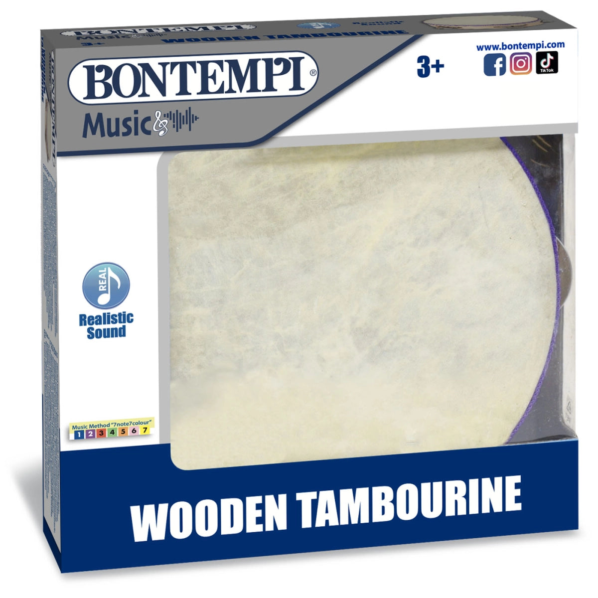 Bontempi Wooden Tambourine
