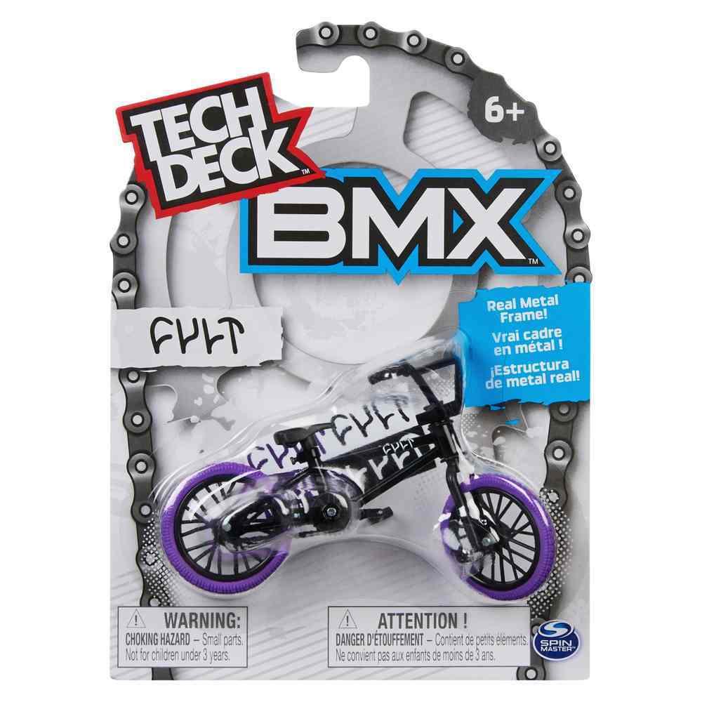Tech Deck BMX Single Cult Purple Frame Black Wheels