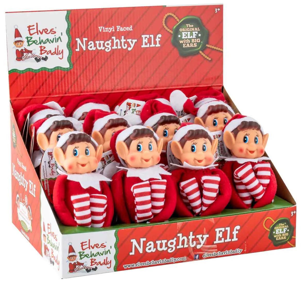 Vinyl Faced Naughty Elf - Elves Behaving Badly