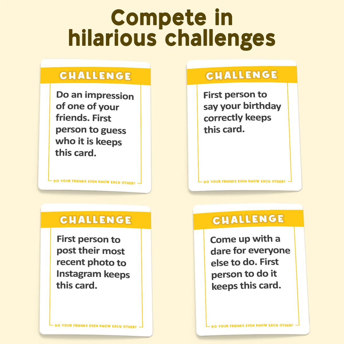 Do Your Friends Even Know Each Other? Game