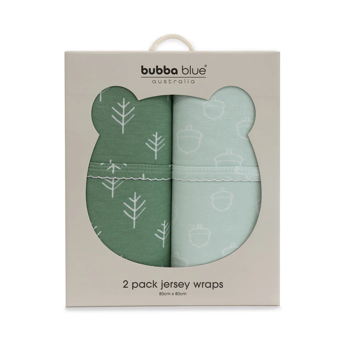 Bubba Blue Nordic 2pk Jersey Wraps Avocado/Forest