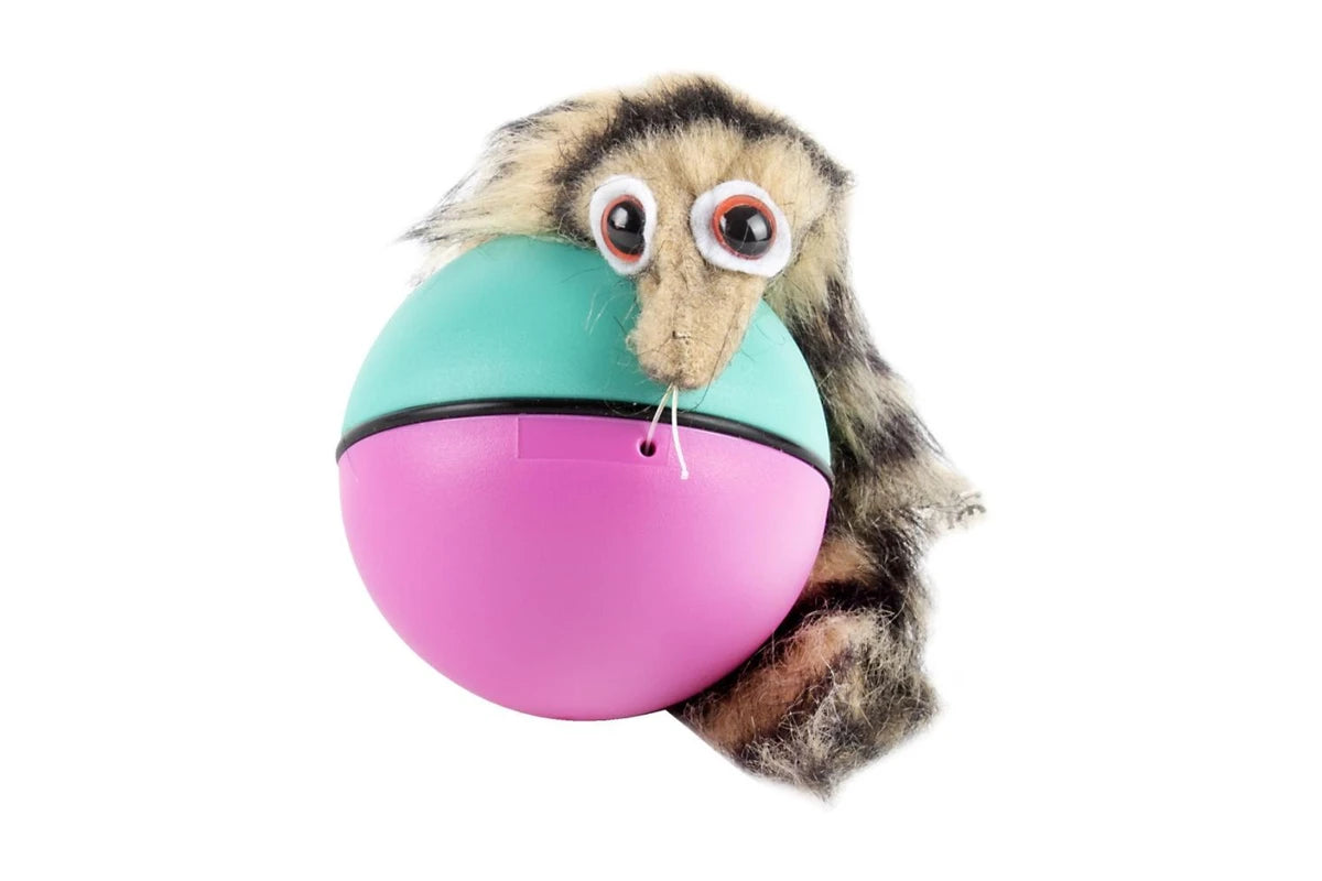 Crazy Weasel Ball Asstd Cols - Req 1 AA Battery
