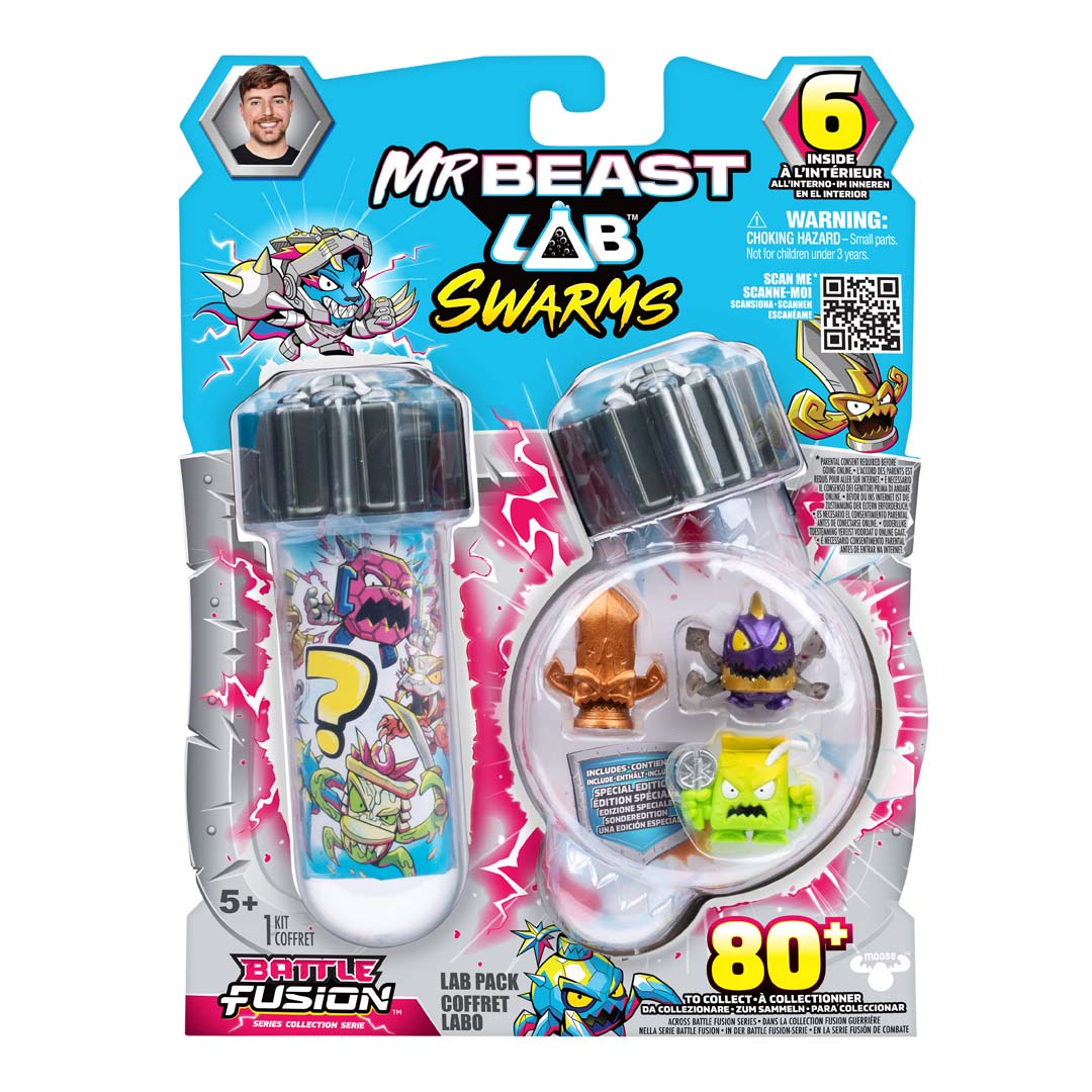 Mr Beast Lab Swarms Battle Fusion S4 6pk Assorted