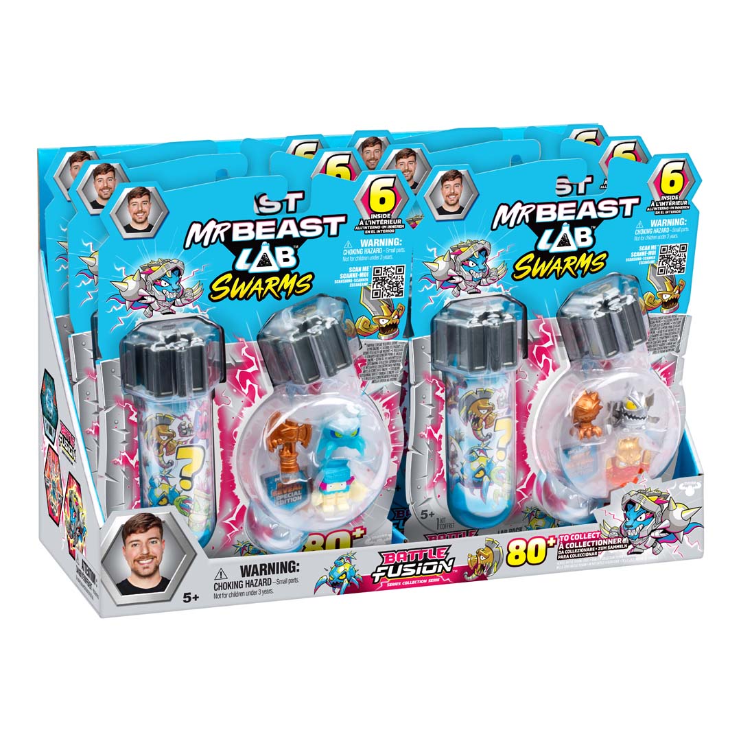 Mr Beast Lab Swarms Battle Fusion S4 6pk Assorted
