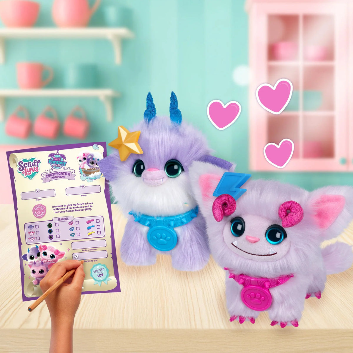 Scruff a Luv Twin Fantasy Scruffs Mystery 2 Pack