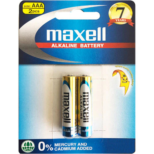Maxell AAA Batteries 2pk