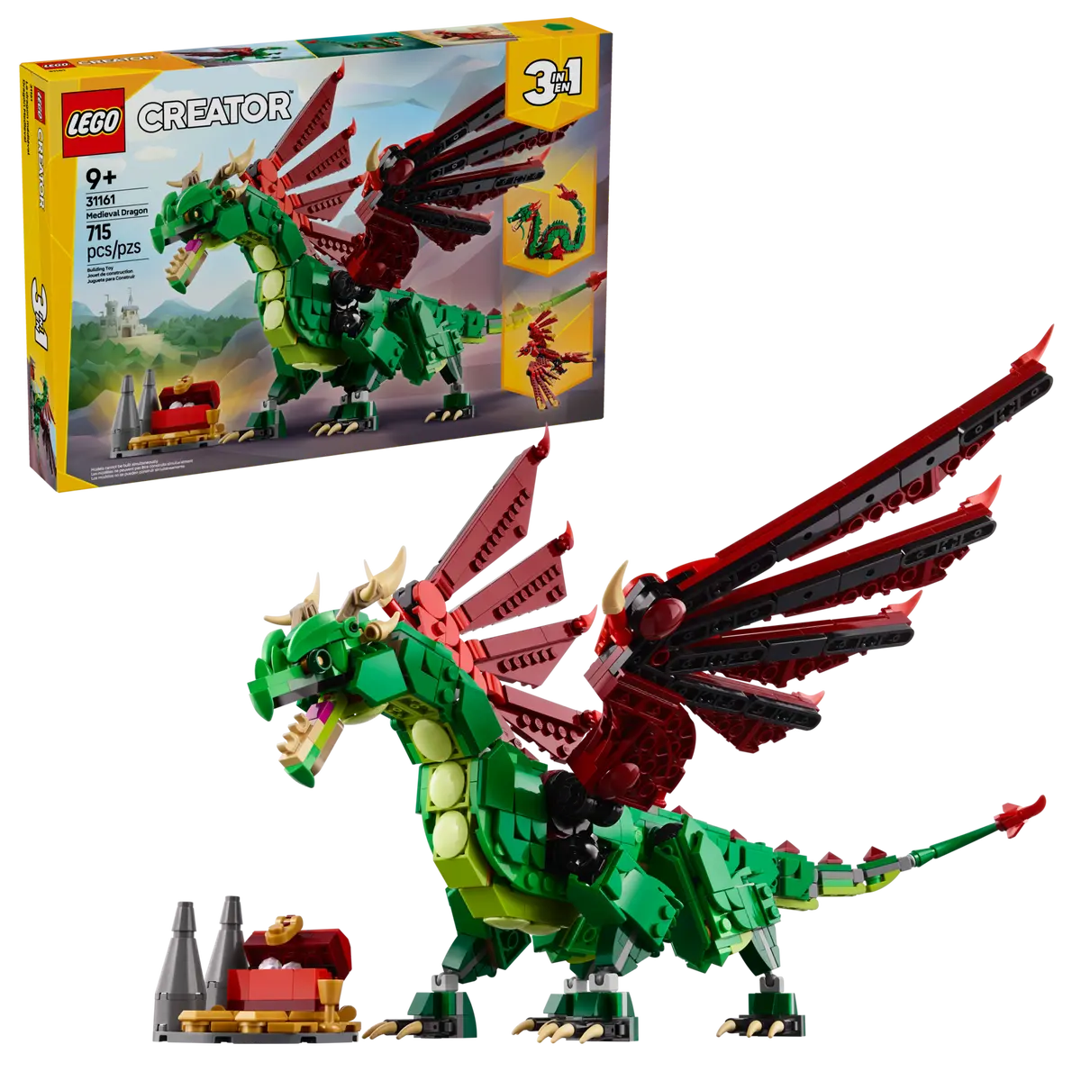 Lego 31161 CREATOR Medieval Dragon