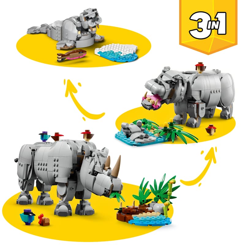 Lego 31171 Creator Majestic Rhino