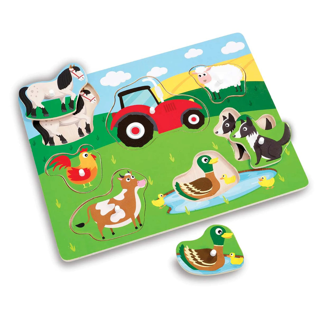 Woodlets Touch &amp; Feel Puzzle - Farm