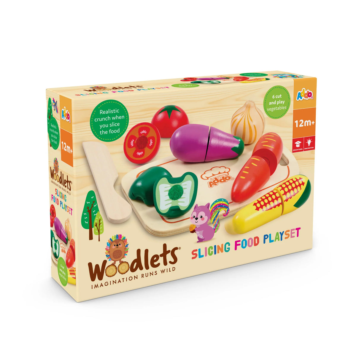 Woodlets Slicing Food Playset - Vegetables