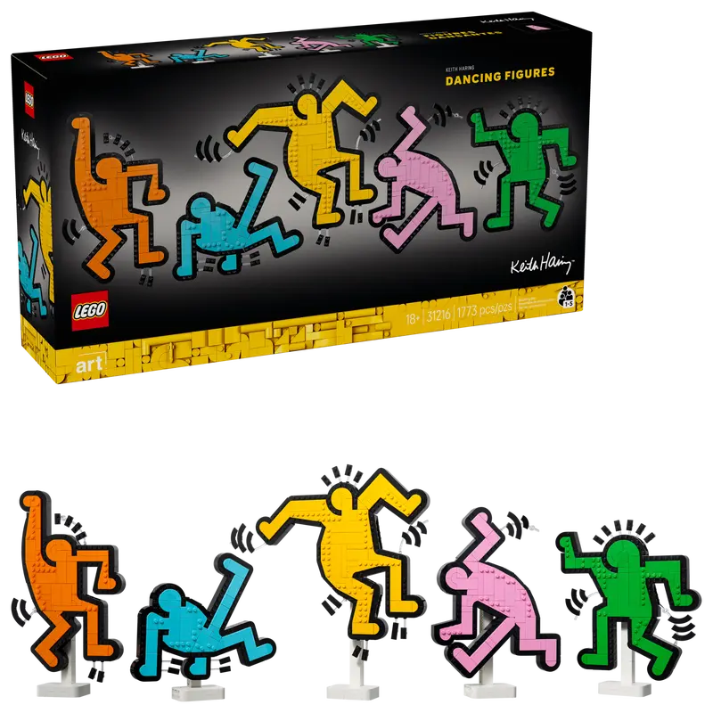Lego 31216 ART Keith Haring Dancing Figures