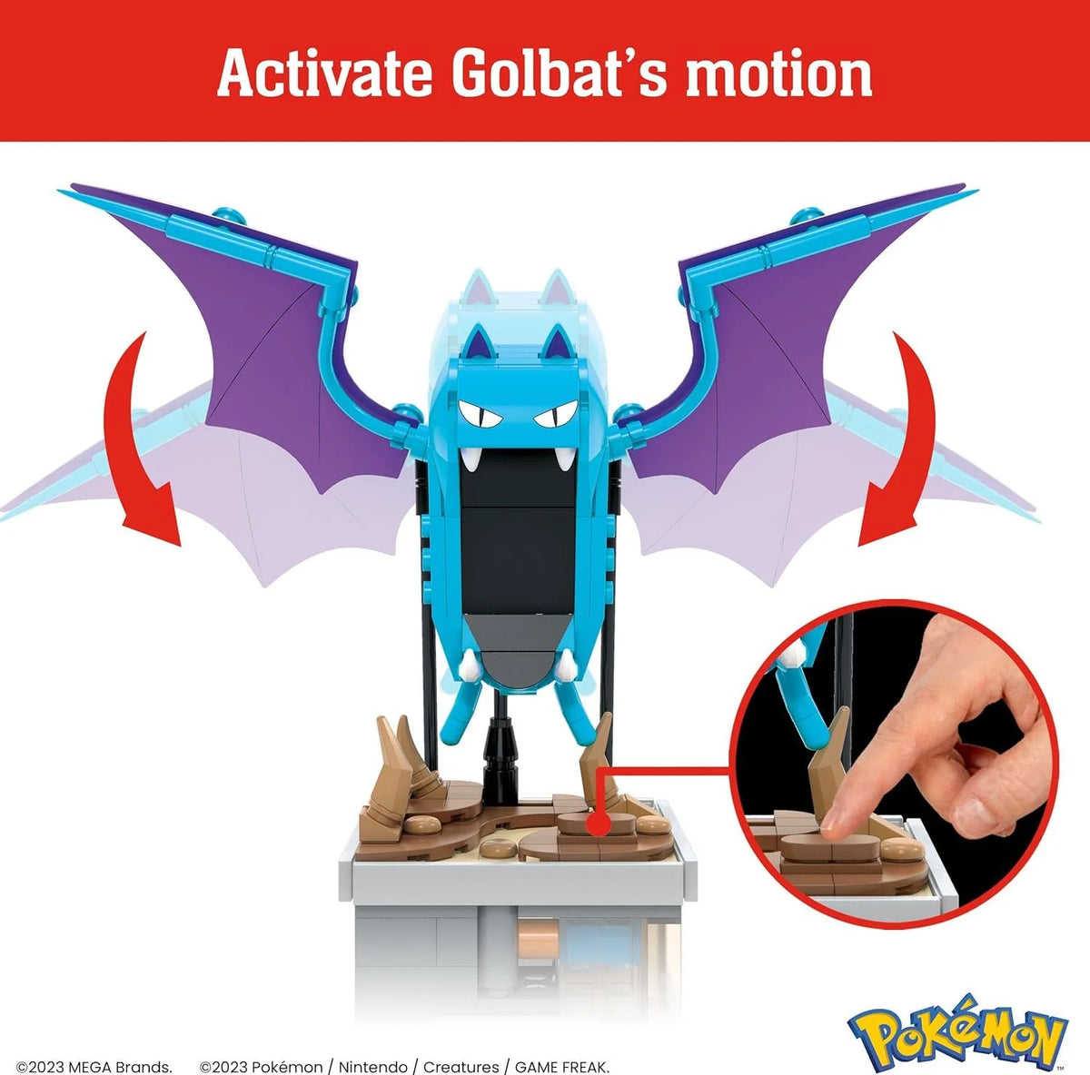 Mega Construx Pokemon Mini Motion Golbat 318pc