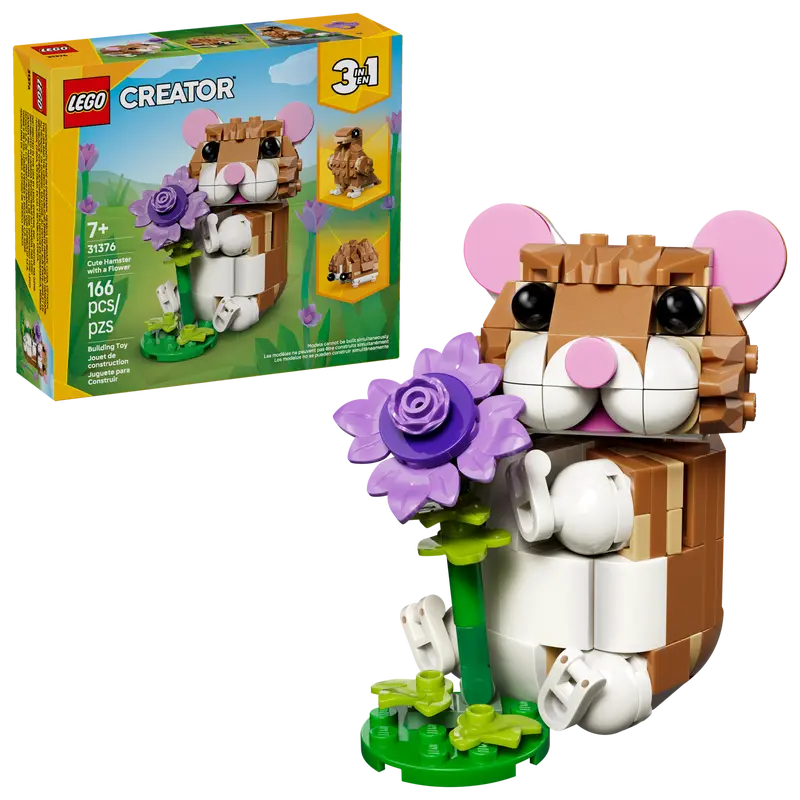 Lego 31376 Creator Cute hamster with Flower