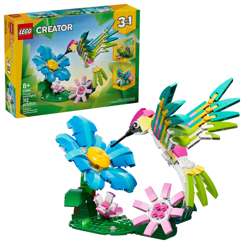 Lego 31384 Creator Wild Animals Colourful Hummingbird