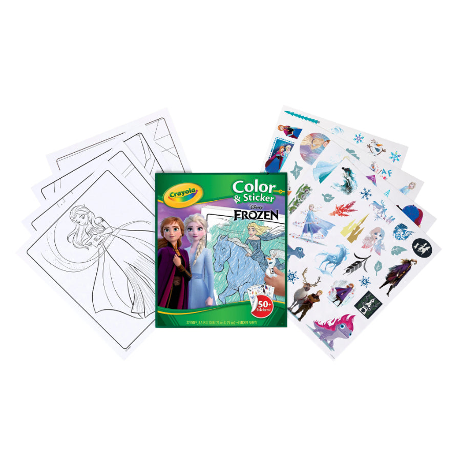 Crayola Color &amp; Sticker Book Frozen
