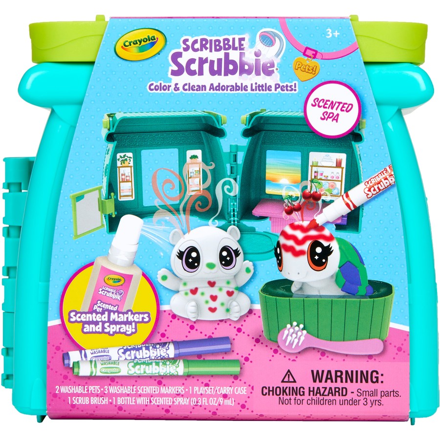 Scrubbies Toy Scribble Scrubbie Scented Spa Set - Warrnambool Toys and Baby