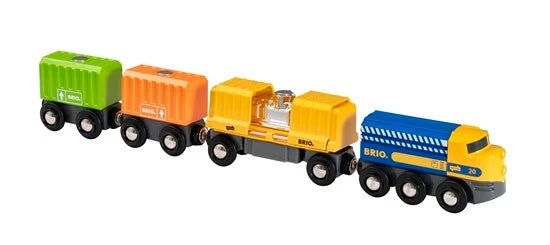 BRIO 33982 Three Wagon Cargo Train