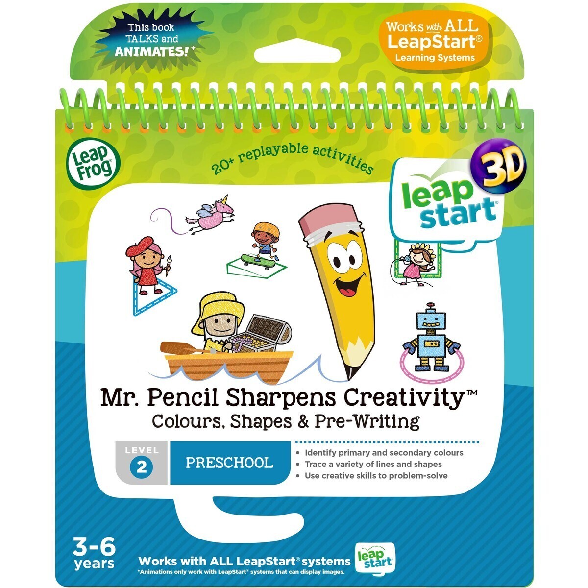 Leap Frog Leap Start 3D Creativity With Mr Pencil Book