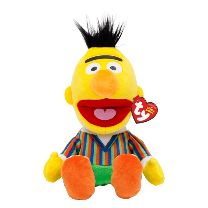 Sesame Street TY Beanie Baby Floppy Regular BERT