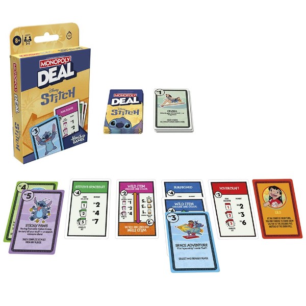Monopoly Deal Disney Stitch