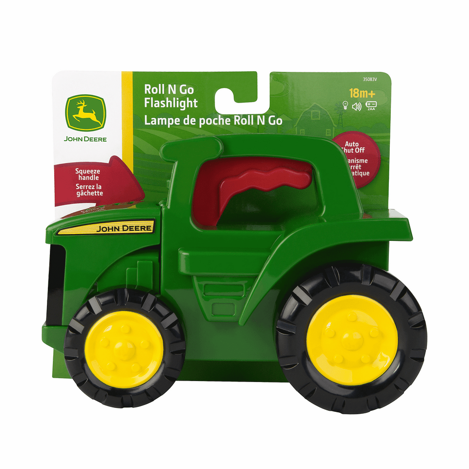 John Deere Roll N Go Tractor Flashlight