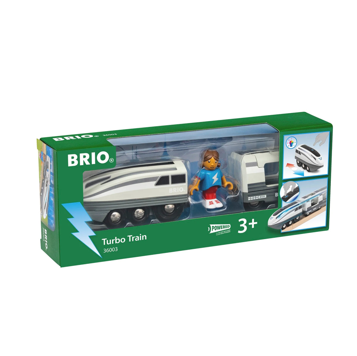 BRIO 36003 Turbo Train req 2 x AA batteries