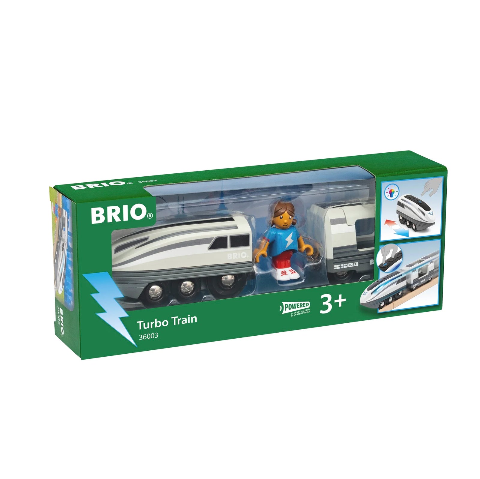 BRIO 36003 Turbo Train req 2 x AA batteries
