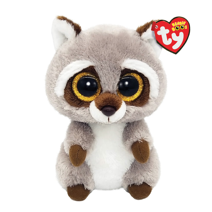 Beanie Boo Regular Raccoon Grey OAKIE