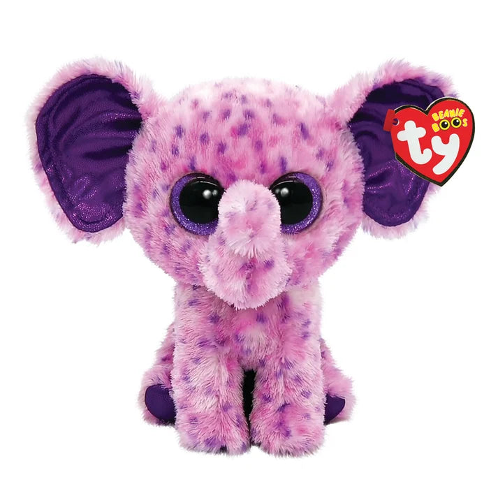 TY Beanie Boo Regular Purple Elephant EVA