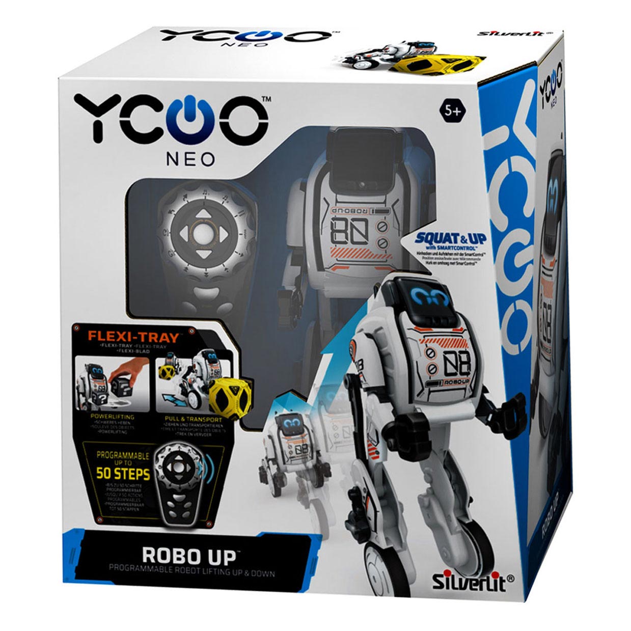 Silverlit Robo Up Programmable Robot Req 4 AA + 2 AAA Batteries