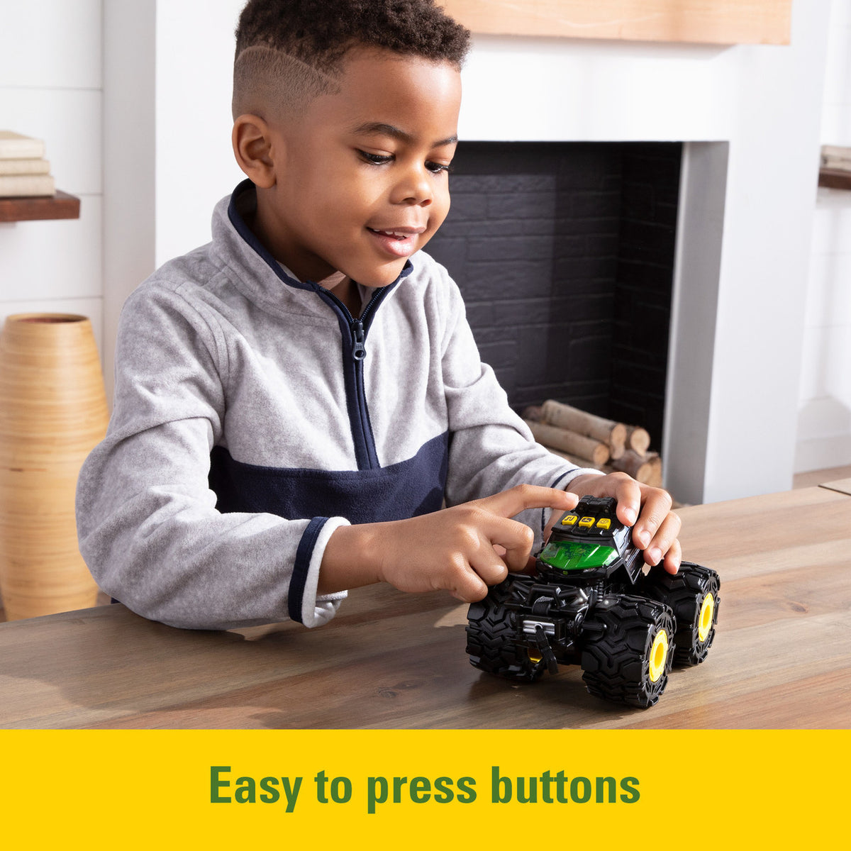 John Deere Monster Treads Gator with Lights and Sound