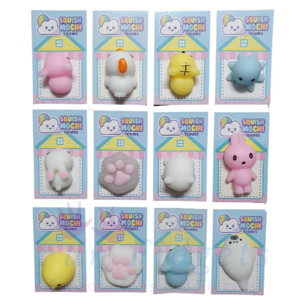 Squish Mochi Friends Animals Assorted